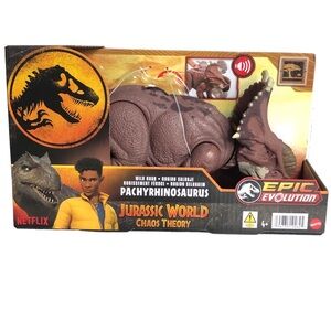Jurassic World Chaos Theory - Wild Roar Pachyrhinosaurus - Sounds & Moves